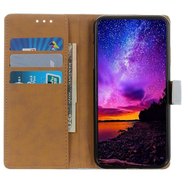 Til Xiaomi Redmi Note 12S 4G Foldbart Stativ PU Læder Telefon Fuld Beskyttelse Etui Pung Telefon Cover Multicolor Style A