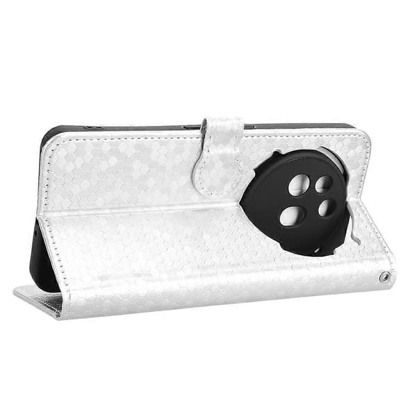 Plånboksfodral med prickmönster för Nothing Phone Pro, PU-läder Multicolor Silver