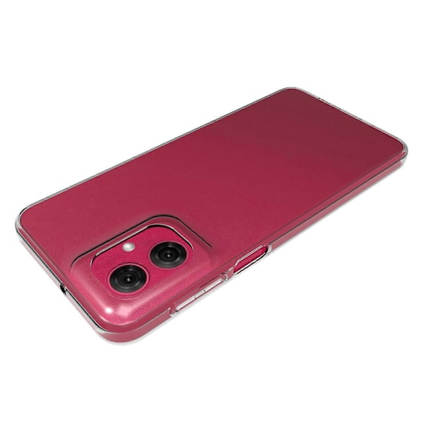 För Motorola Moto G55 5G Transparent Mobilskal Vattenmärkesresistent TPU Baksida