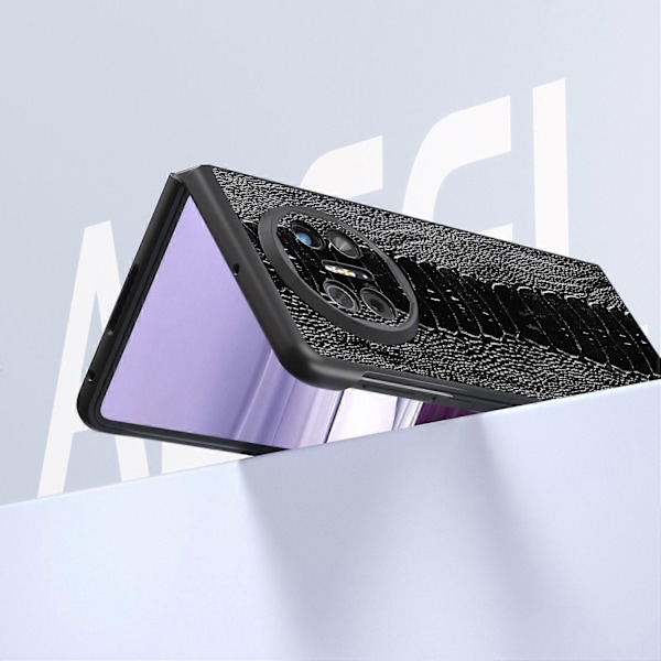 Skal för Huawei Mate X5 Krokodiltextur Äkta Läder+TPU+PC Mobilskal Multicolor Style A