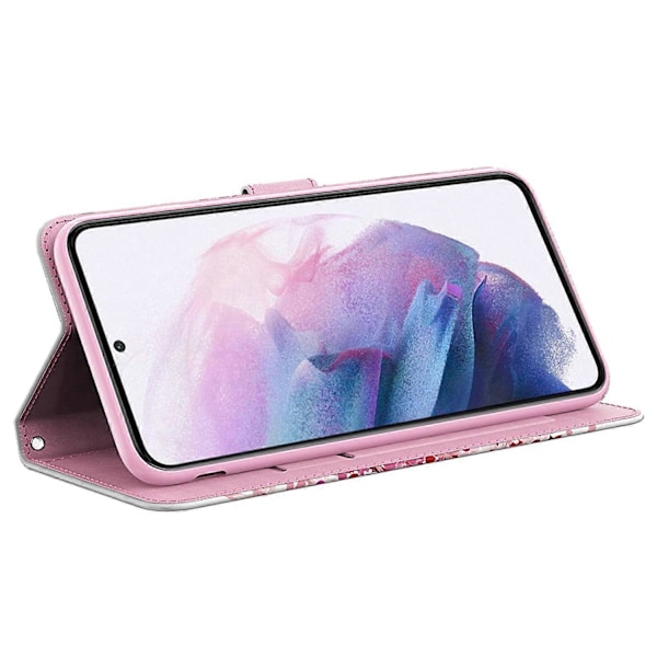 För Samsung Galaxy A25 5G Fodral Läder 3D Mönster Telefonskal Multicolor Wish Tree