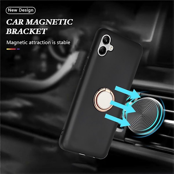 Beskyttende mat TPU telefoncover med støttefod til Samsung Galaxy A05 4G Multicolor Style A