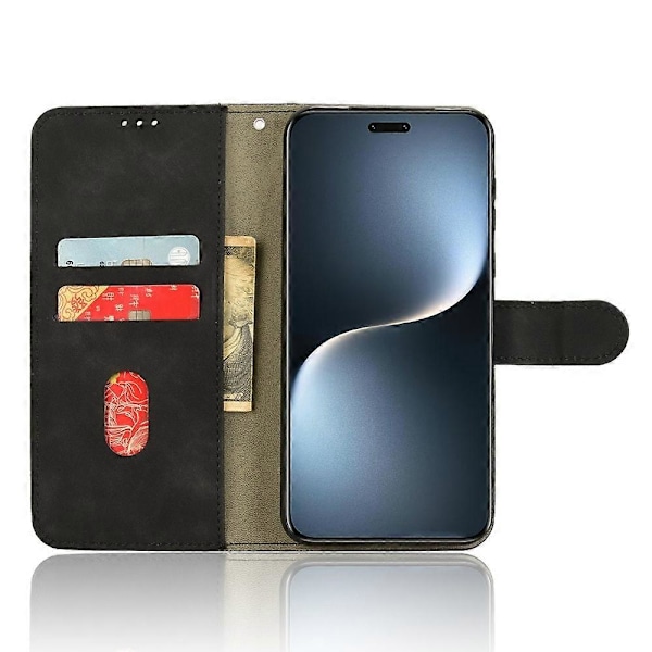 Læderetui til Honor Magic7 Pro 5G, hudvenligt, anti-drop, pung, flip-telefoncover Multicolor Style A