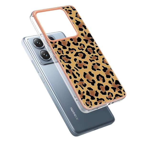 Til Xiaomi 14T Etui IMD-D Mønstertryk 2.0mm TPU Telefon Bagcover Multicolor Style B