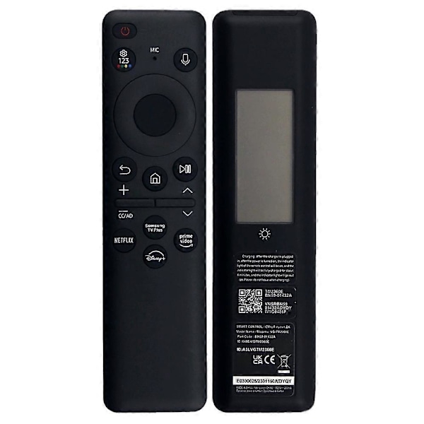 BN59-01432A Fjernkontroll for Samsung TV 1 - 8m Overføring Solcelledrevet Kontroller med Stemmefunksjon