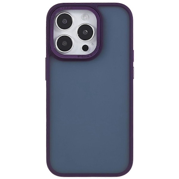 FULEXIN För iPhone 15 Pro PC+TPU Mobilskal Metall Linsskyddsram Anti-Repskydd Multicolor Style G