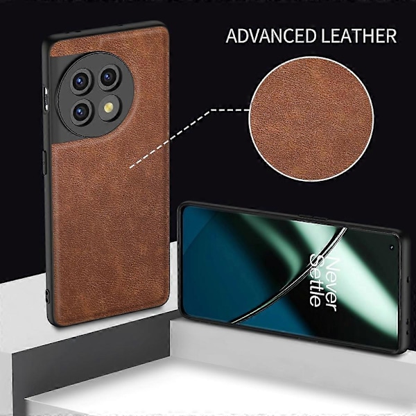 OnePlus 11 5G PU-nahka+TPU+PC Puhelinkotelo Retro Naarmuuntumaton Matkapuhelinkotelo Multicolor Style D