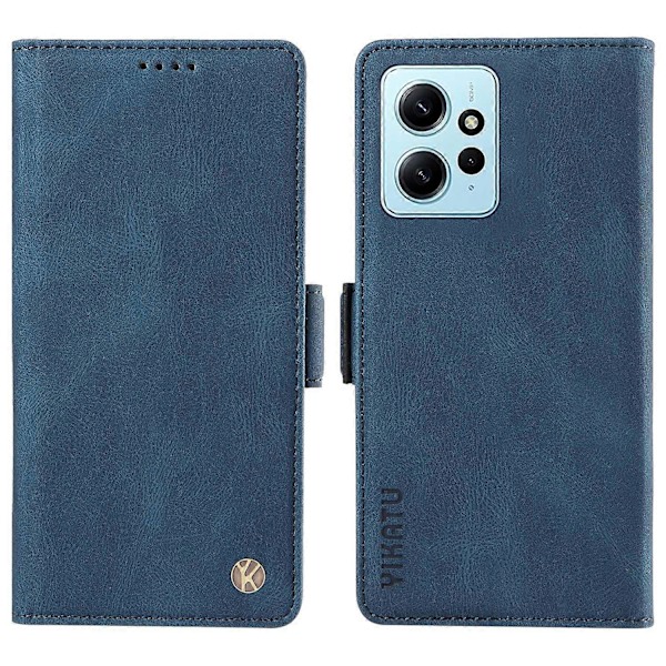 YIKATU YK-005 Til Xiaomi Redmi Note 12 4G Hud-berørings Telefon Cover PU Læder Wallet Stand Shell Multicolor Style A