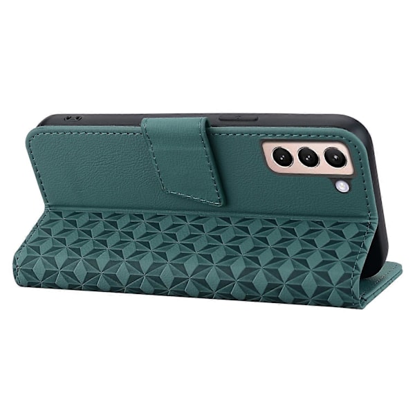 För Samsung Galaxy S23+ Fodral Präglat PU Läder Plånboksställ Smartphoneskydd Multicolor Style B