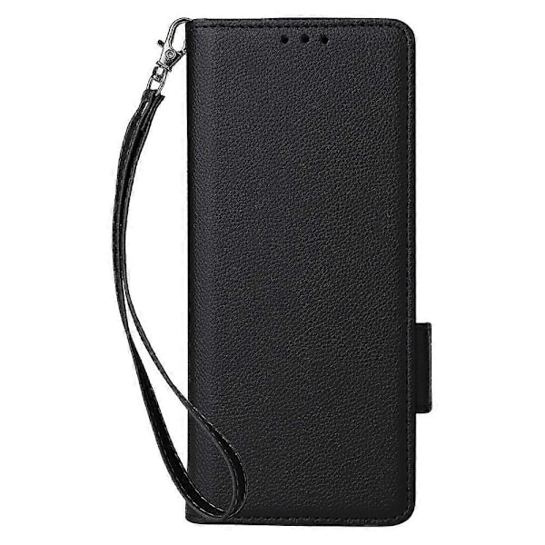 Plånboksfodral för Samsung Galaxy Z Fold5 5G TPU+Läder Flipfodral med Rem