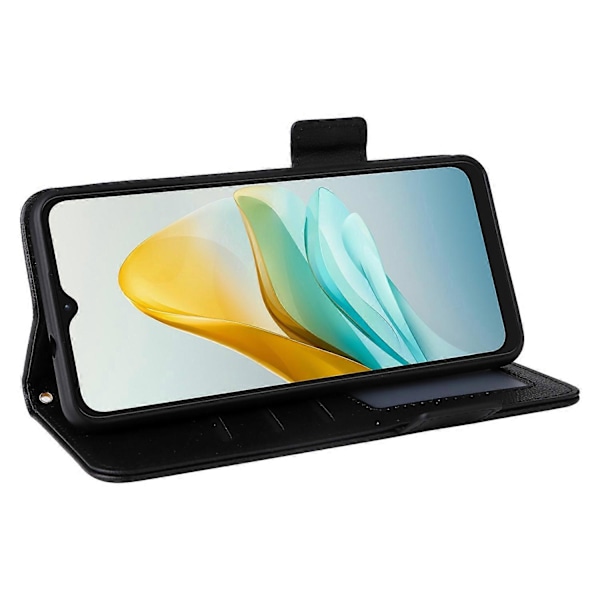 For ZTE Blade A53 Pro Deksel Støtsikkert Telefondeksel PU Lær Shell med Stropp Multicolor Style C