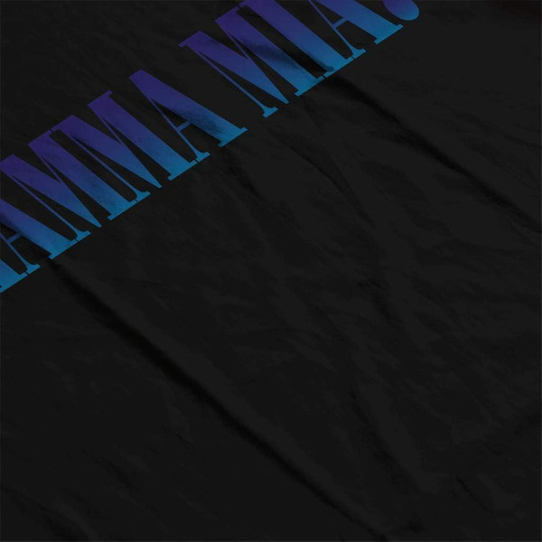 Allt+alla Mamma Mia Teaterlogo T-shirt för kvinnor Black 3XL
