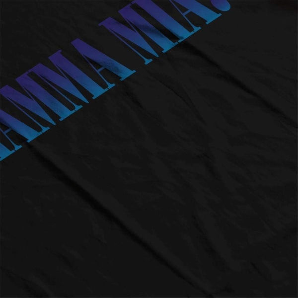 Allt+alla Mamma Mia Teaterlogo T-shirt för kvinnor Black XL