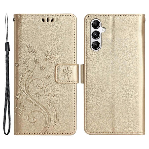 Samsung Galaxy A56 5G -puhelimen suojakotelo PU-nahkaa ja lompakko hihnalla Multicolor Style I