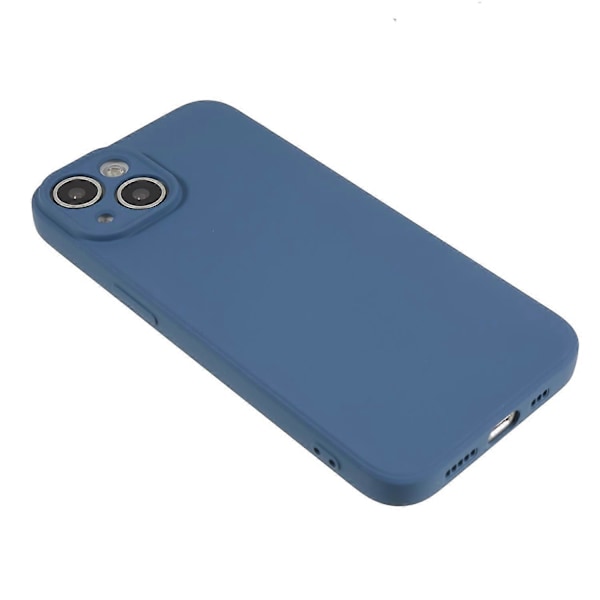 Mjukt TPU-skal med kameraskydd för iPhone 13 6.1 tum, mjukt fiberfoder, gummerat skydd Multicolor Style H