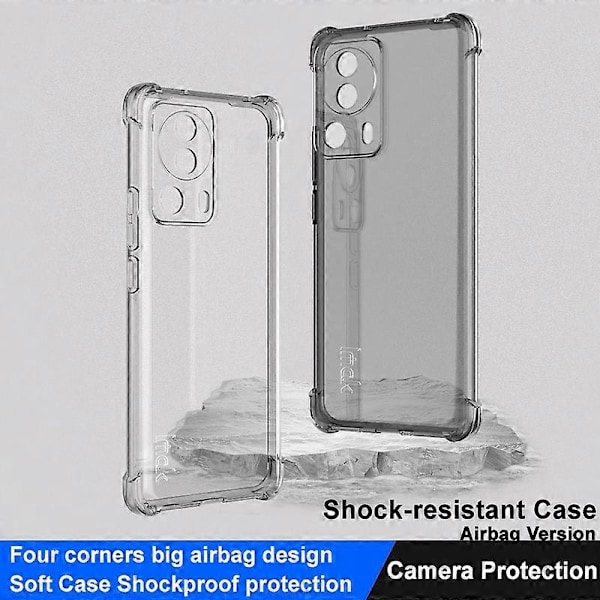 IMAK Skal för Xiaomi 13 Lite/Civi 2 5G Airbag Stötsäkert Transparent TPU Baksida Multicolor Style A