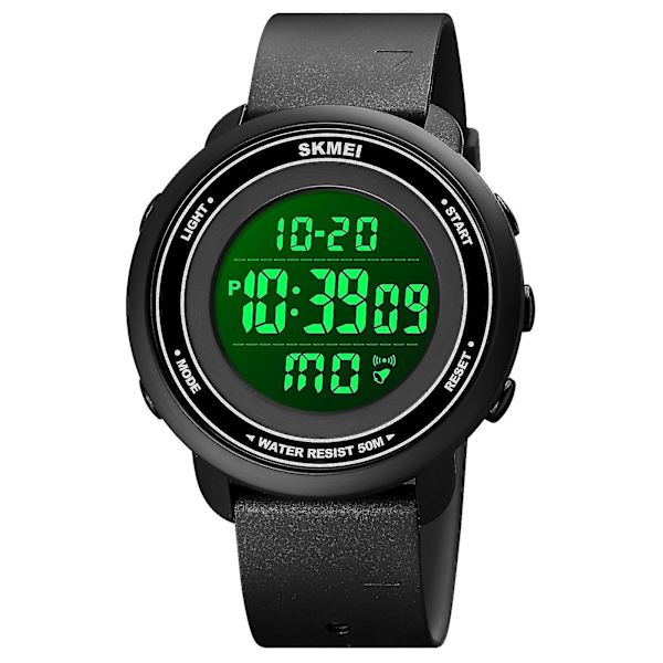 Skmei 1736 Two City Time Digital Display Ectronic Watch Black