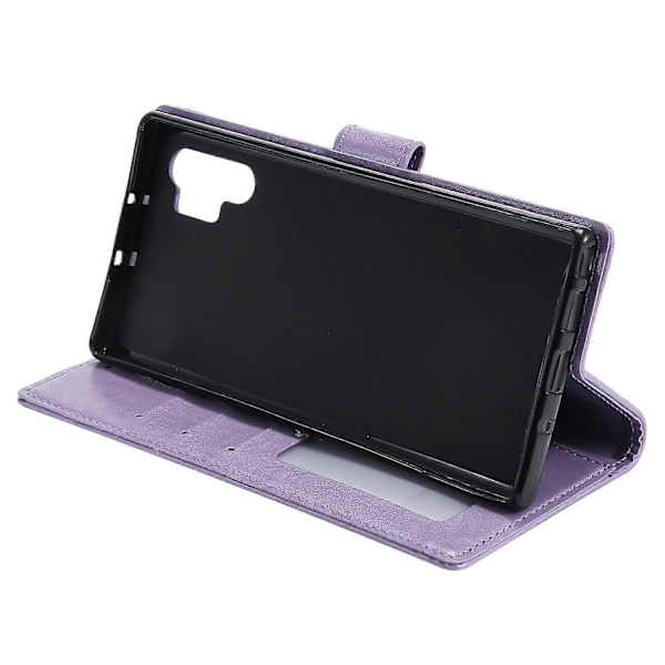Preget Mandala Blomst Lommebok Lærveske med Stropp for Samsung Galaxy A32 4G (EU Versjon) Multicolor Style H
