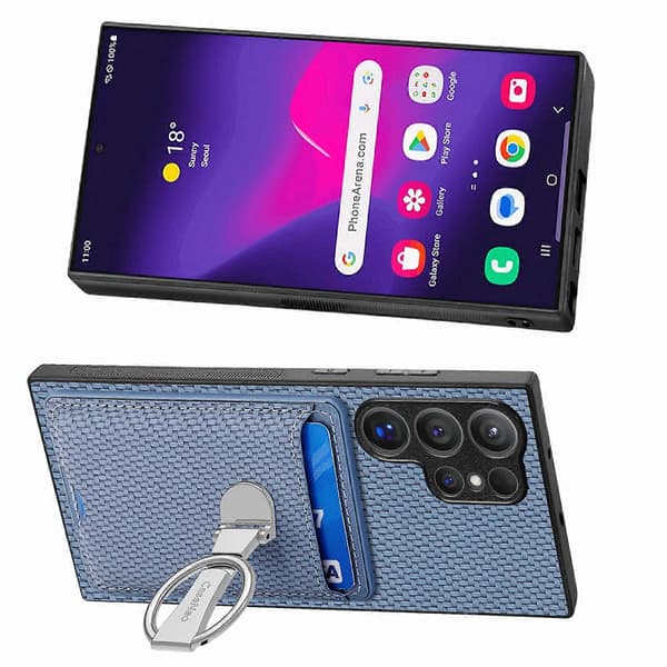 Mobilskal för Galaxy S25 Ultra Multicolor Blue