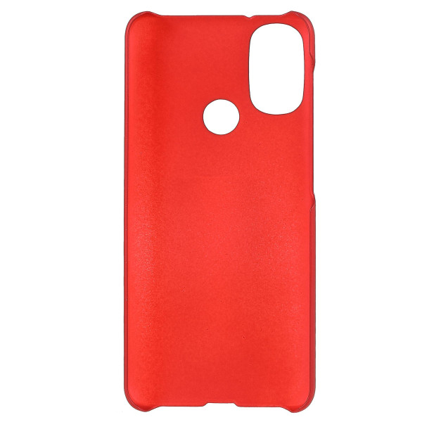 anti-scratch skal Gummerat hårt PC- phone case för Motorola Moto E20/e30/e40 Red