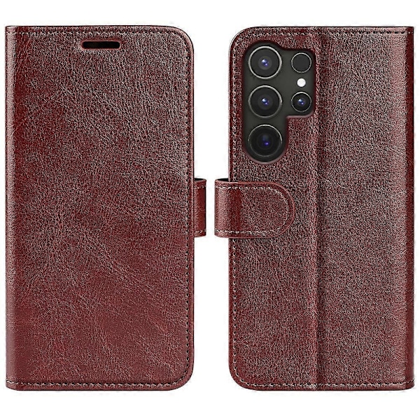 Til Samsung Galaxy S25 Ultra Wallet Case Crazy Horse Tekstur Stand Læder Telefon Cover Multicolor Style D