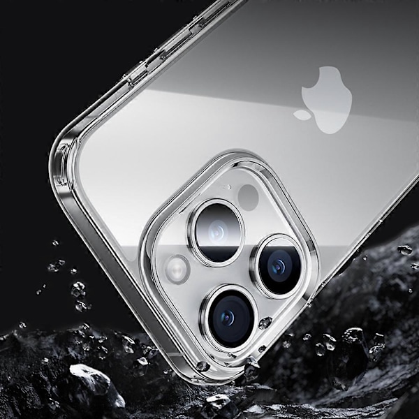 BENKS iPhone 16 Pro -kotelo TPU-kehys akryylitausta läpinäkyvä puhelinkuori