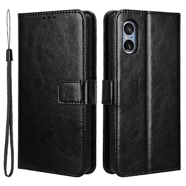 För Sony Xperia 5 V Fodral Läder Ställ Plånbok Fullständigt Skydd Mobilskal Multicolor Style B
