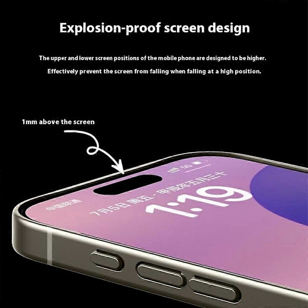GKK iPhone 16 Pro Max -kotelo, metallinhohtomaali, AG-matta, ihoa myötäilevä TPU+PC-puhelinkuori - Harmaa Multicolor Titanium Grey