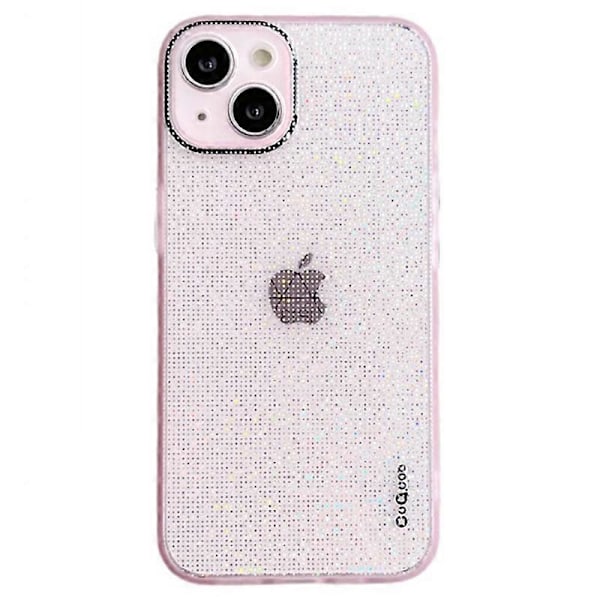 Q.COO iPhone 14 -puhelinkotelo, pehmeä TPU, kimalteleva valoa taittava design Multicolor Style A