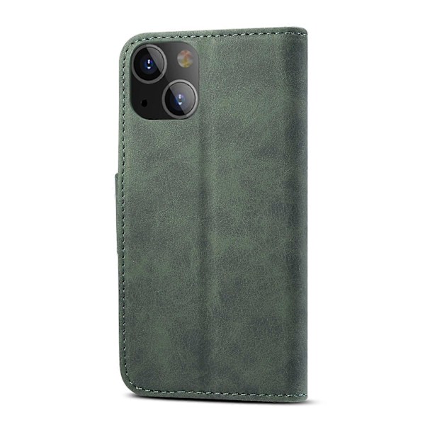 PU-nahkainen lompakkokotelo jalustalla iPhone 13 6.1 tuumalle