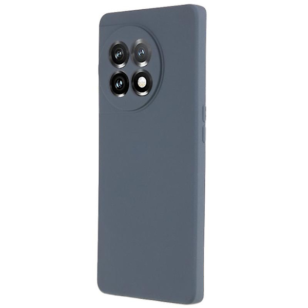 Mjukt Tpu phone case för Oneplus 11 5g , dubbelsidigt matt skyddande cover Grey