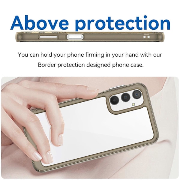 För Samsung Galaxy A24 4G (162.1 x 77.6 x 8.3mm) TPU+Akryl Mobilskal Telefon Skyddsfodral Multicolor Style C