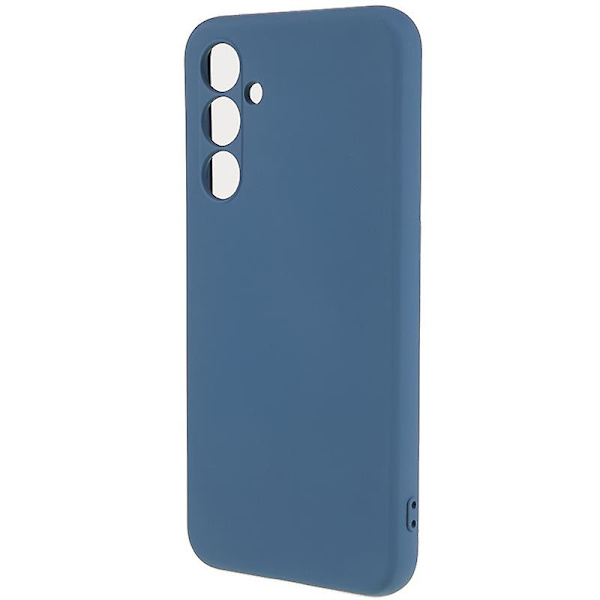För Samsung Galaxy S23 Fe Fiberfoder Gummibelagt Tpu- cover anti-scratch case Sapphire