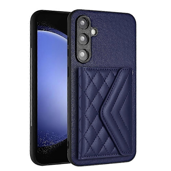 YB Leather Coating Series-8 Samsung Galaxy S23 FE RFID-suojakorttikotelo jalustalla Multicolor Sapphire