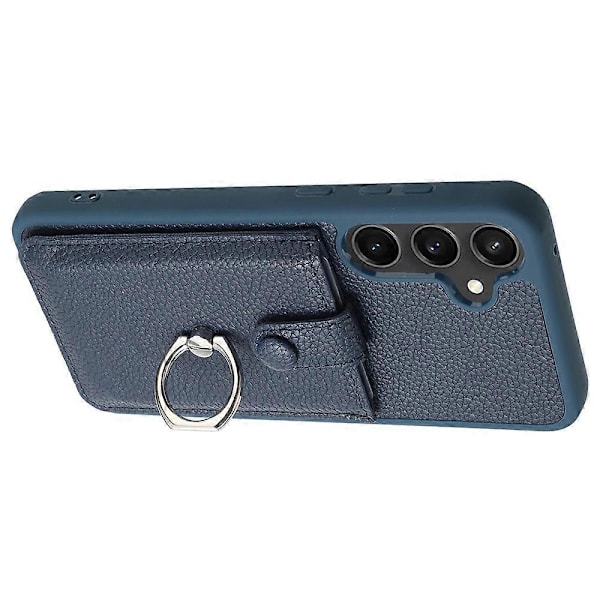 Samsung Galaxy A16 5G/A16 4G -kotelo, korttipaikat, nahkainen takakansi ja rengasteline Multicolor Style C