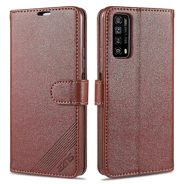 AZNS Wallet Stand Læder Beskyttelsesetui til Huawei P smart 2021/Huawei Y7a