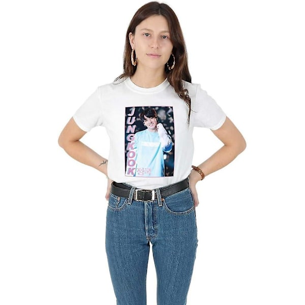 Jungkook Homage Top Fashion Kpop Kookie Jungshook T-shirt White S