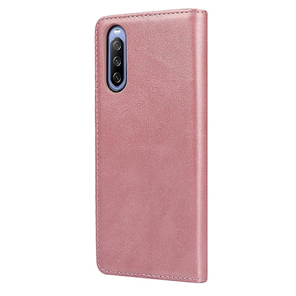 Magnetiskt Självabsorberande Plånboksställ Läderfodral för Sony Xperia 10 III 5G