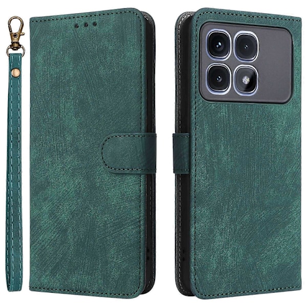 Til Xiaomi Redmi K70 Ultra Etui RFID Blokerende PU Læder Telefon Wallet Cover Multicolor Style D