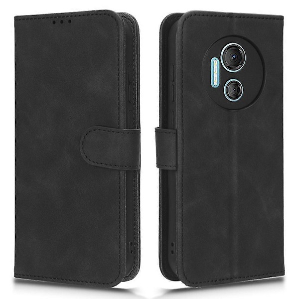 PU Läder Skal för Doogee X97/X97 Pro Plånboksfodral Ställ Hud-touch Skyddande Mobilskal- Multicolor Black