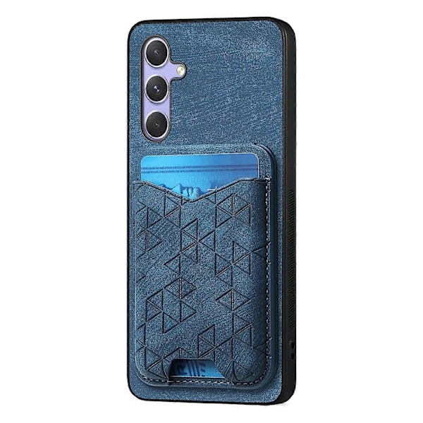 Til Samsung Galaxy 54 5G Etui med Præget Mønster, Kortholder, Støttefod, Læder Bagside Cover Multicolor Style E