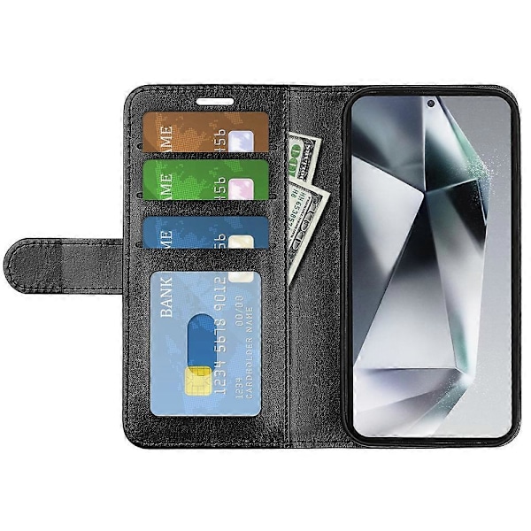 Til Samsung Galaxy S25 Ultra Wallet Case Crazy Horse Tekstur Stand Læder Telefon Cover Multicolor Style B
