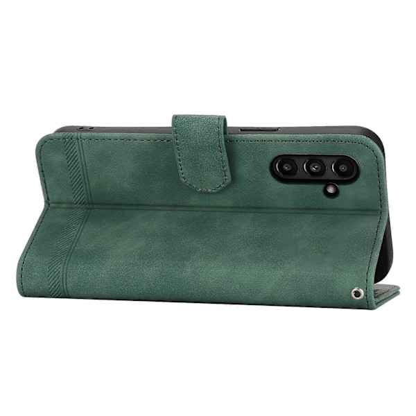 DIERFENG DF-03 Etui til Samsung Galaxy A15 4G Stødsikkert Læder Stand Telefon Cover Wallet Multicolor Style C