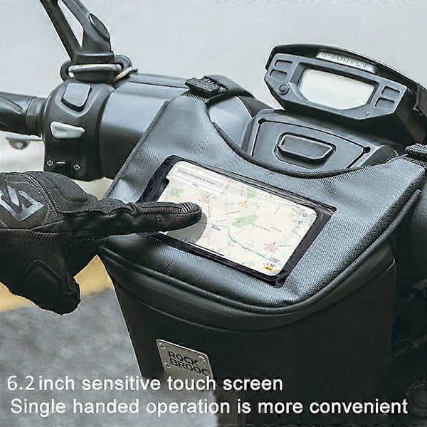 Type A ROCKBROS B113 Scooter Vandtæt Touch Screen Front Taske Mobiltelefon Taske Elektrisk