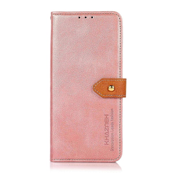 KHAZNEH Plånboksfodral för Xiaomi Redmi Turbo 4 Pro 5G/Poco F7 5G Ställ Läder Flip Cover Multicolor Rose Gold