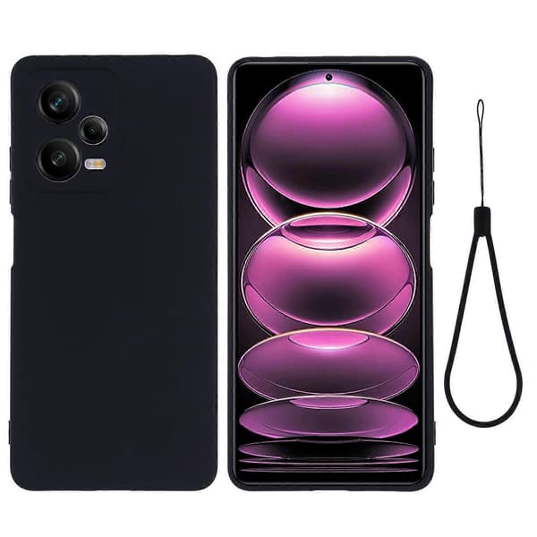 Flydende silikone telefoncover til Xiaomi Redmi Note 12 Explorer 5G med blødt for