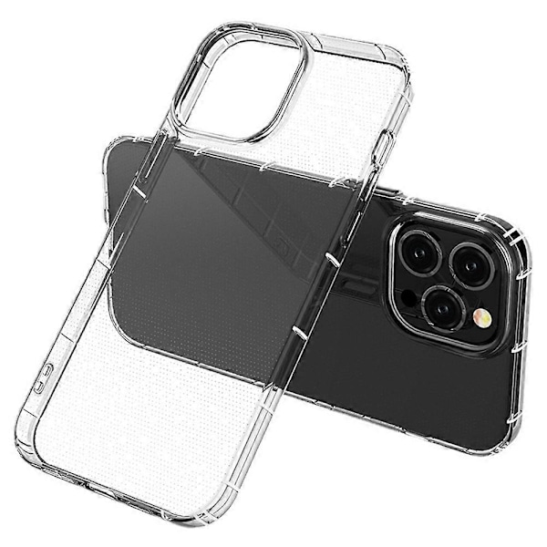 För iPhone 14 Plus Hög Transparens TPU Skal Airbag Skydd Klar Telefonfodral