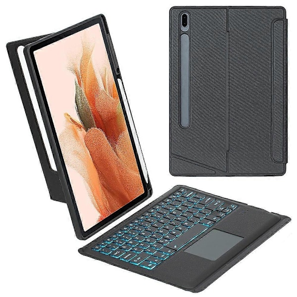 Type A T970B-AS för Samsung Galaxy Tab S7+ T970/S7 FE T730/S8+ X800 Löstagbart Bluetooth-tangentbord