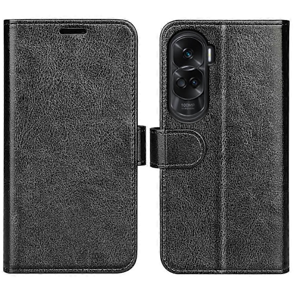 För Honor 90 Lite 5G/X50i 5G Repskydd Telefonplånboksfodral PU Läder Ställskydd Multicolor Style A