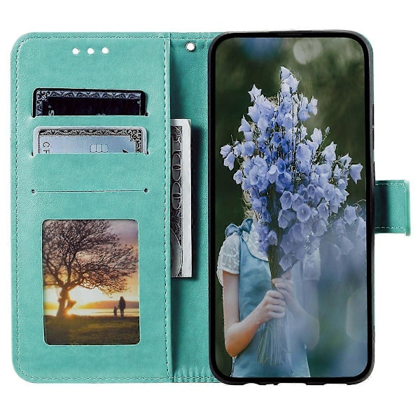 Til Samsung Galaxy A16 5G/A16 4G Etui Præget Totem PU Læder Wallet Stand Telefon Cover Multicolor Style F
